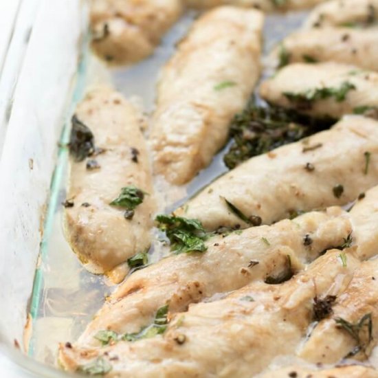 Herb Baked Chicken Tenders