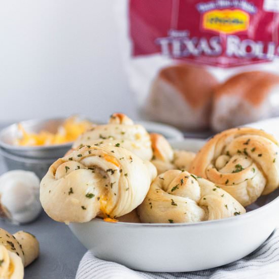 Cheese Stuffed Garlic Knots