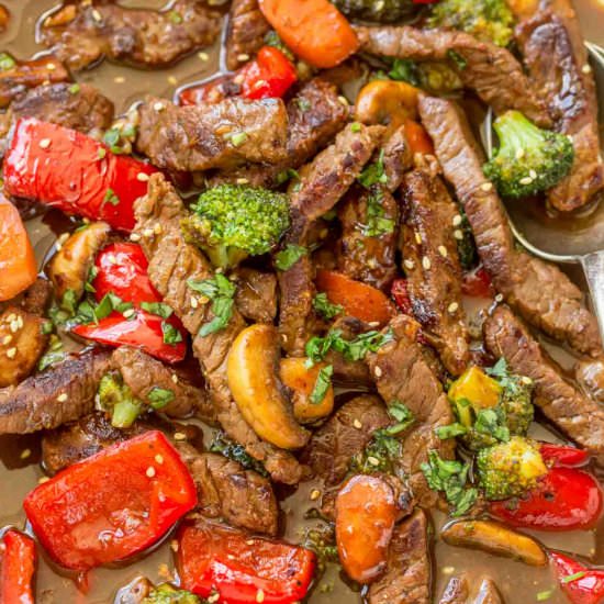 Vegetable Beef Stir Fry Recipe