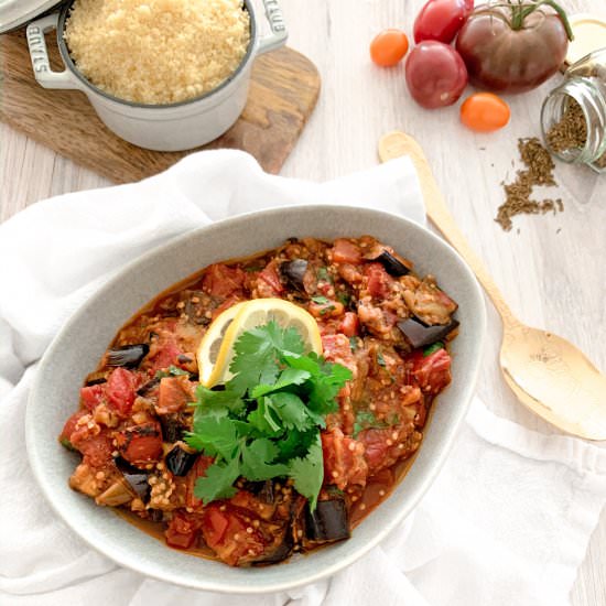 Zaalouk (Moroccan Eggplant Salad)