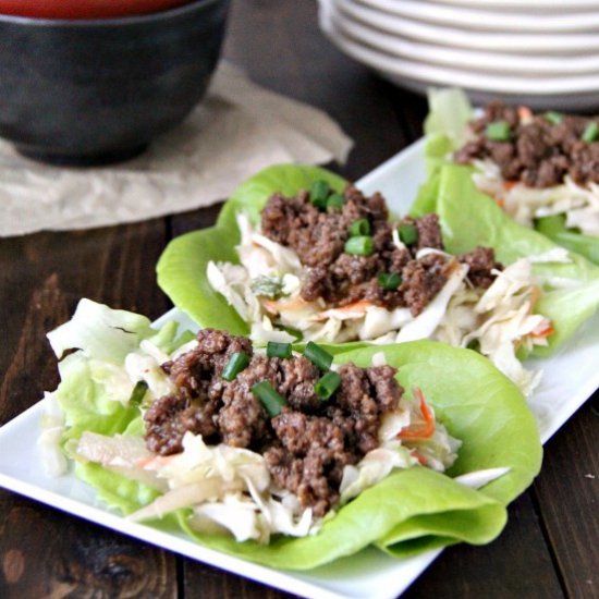 Korean Lettuce Wraps