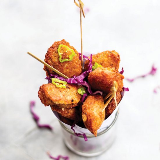 Accras, Haitian taro fritters