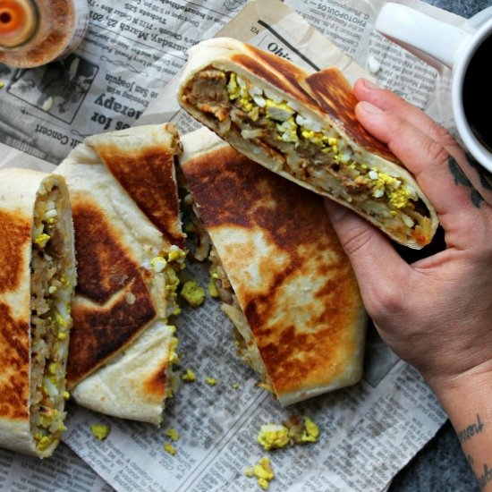 Vegan Breakfast Crunchwrap