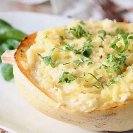 Spaghetti Squash Mac and Cheese