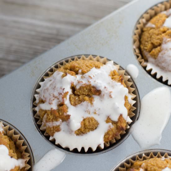 Low Carb Iced Pumpkin Muffin Recipe