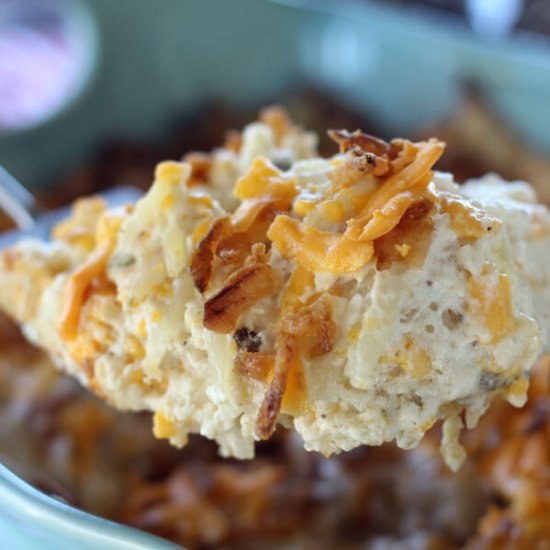 Cheesy Ranch Hashbrown Casserole