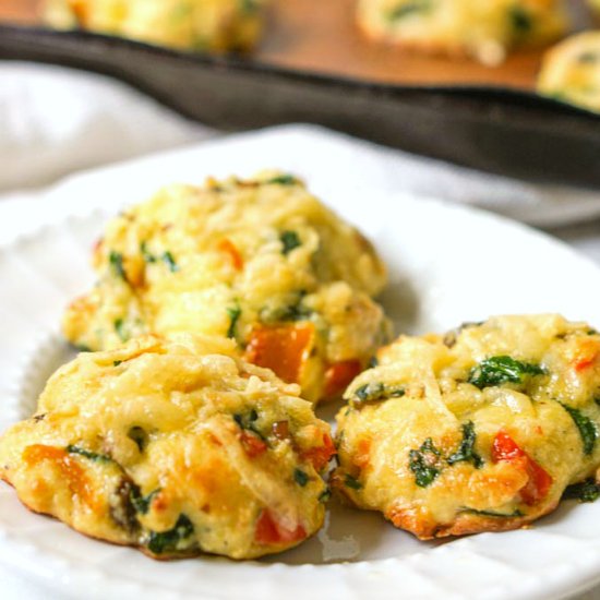 Keto Veggie Breakfast Biscuit