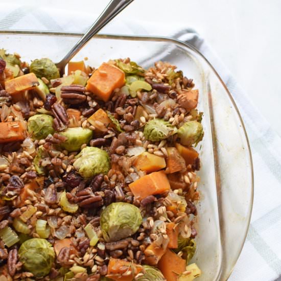 Farro Vegetable Casserole