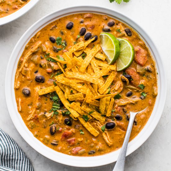 Chicken Enchilada Soup