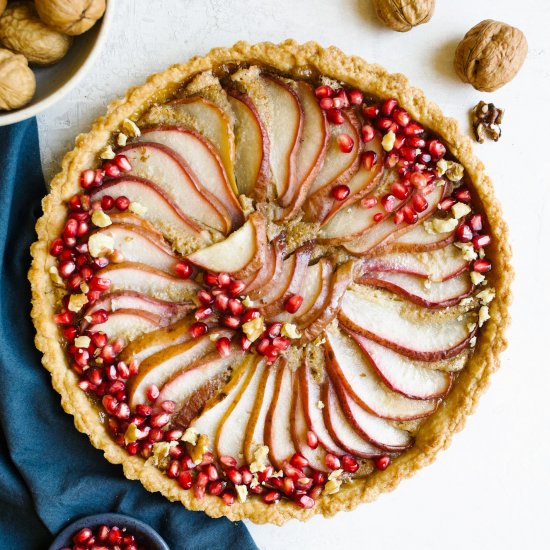 Brown Butter Pear Tart