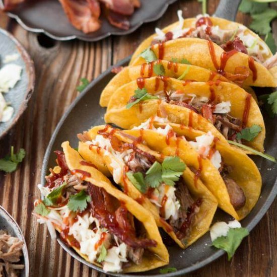 BBQ PULLED PORK TACOS