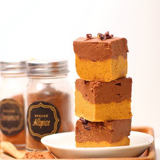 Raw Chocolate Pumpkin Fudge