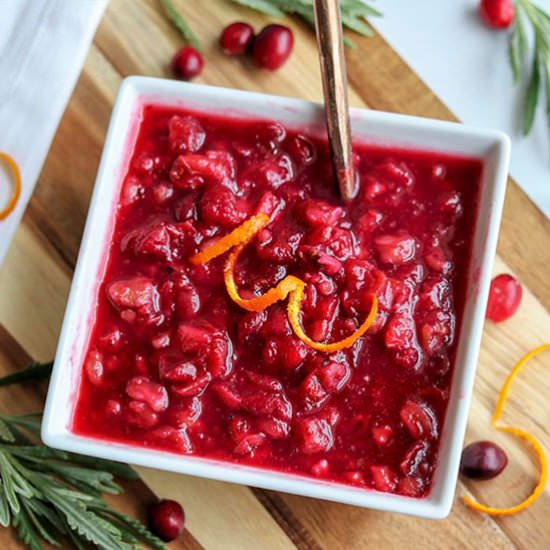 Sugar Free Cranberry Sauce