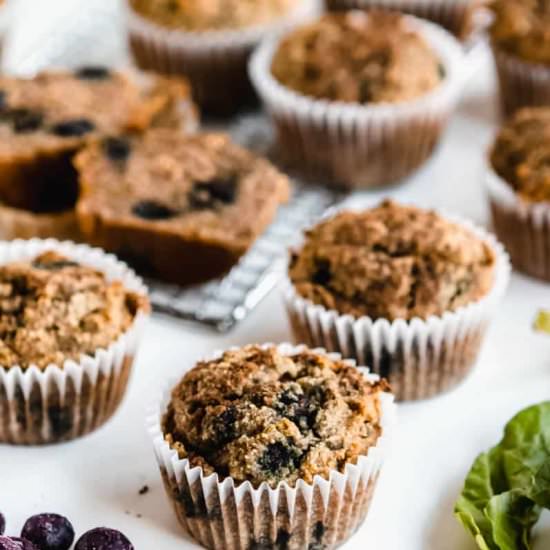 Beet Blueberry Muffins