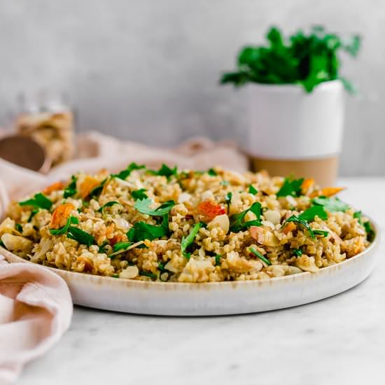 Tomato Almond Toasted Bulgur