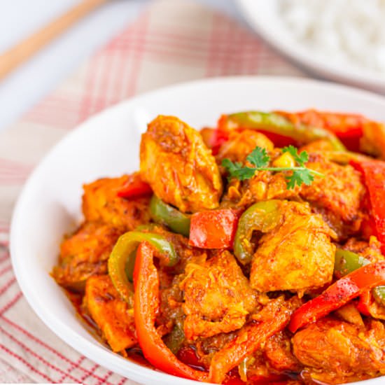 Restaurant Style Chicken Jalfrezi