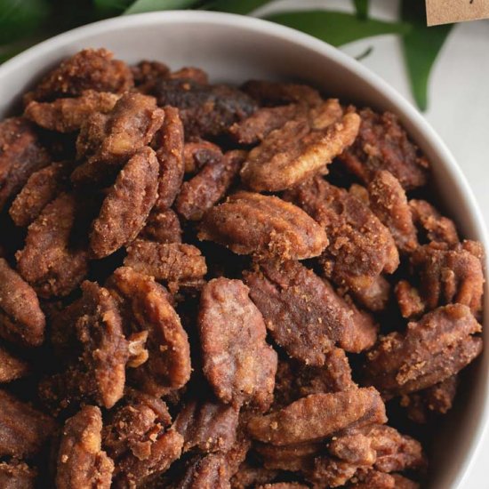 Spicy Candied Pecans