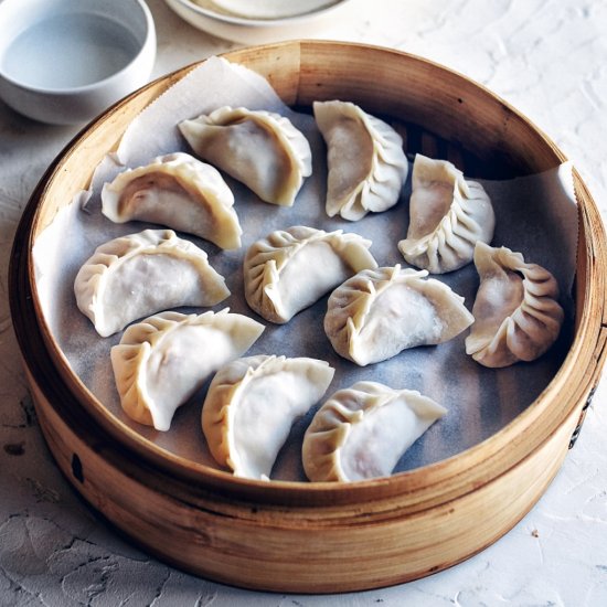 Kimchi Pork Dumplings