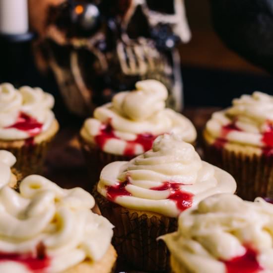 Sugar Free Vampire Bite Cupcakes