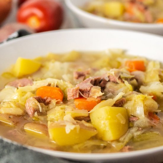 Corned Beef and Cabbage Soup