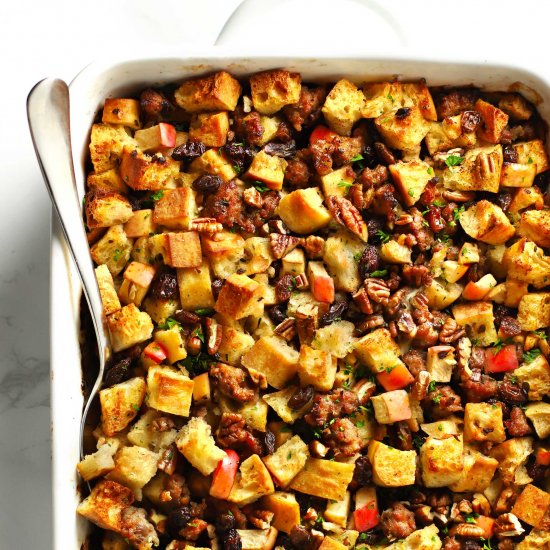 Italian Sausage Apple Stuffing