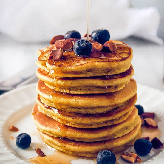 Golden Milk Spiced Pancakes