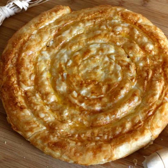 Bulgarian breakfast: Banitsa