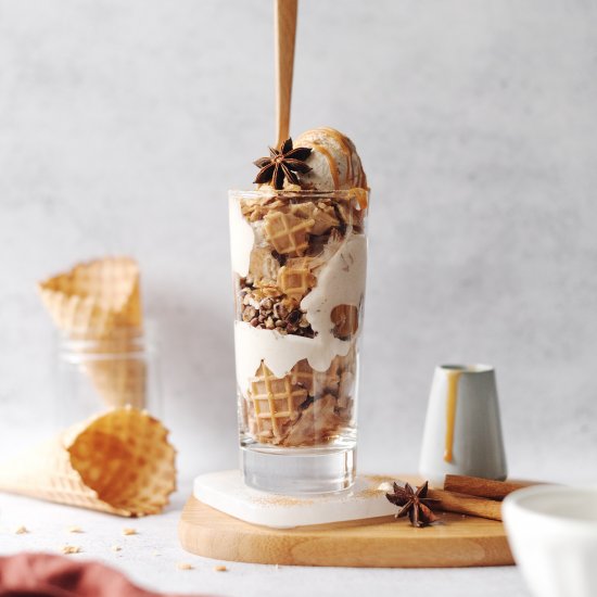 Chai Spiced Ice Cream Parfait