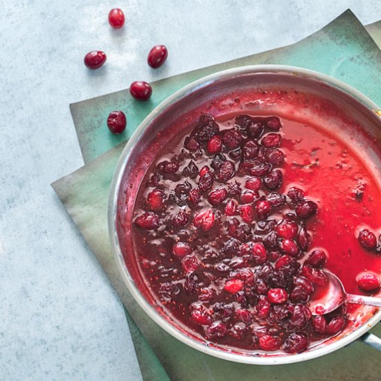 Vegan Cranberry Pie Filling