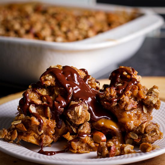 Dulce de Leche Baked French Toast