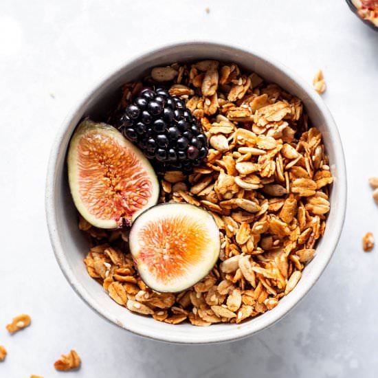 The Best Maple Sesame Granola