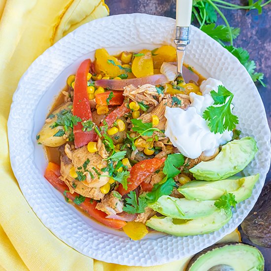 Gluten-Free Chicken Fajita Stew