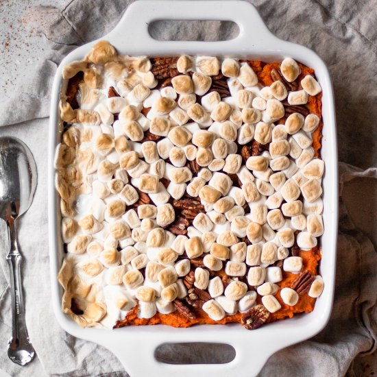 Vegan Sweet Potato Casserole