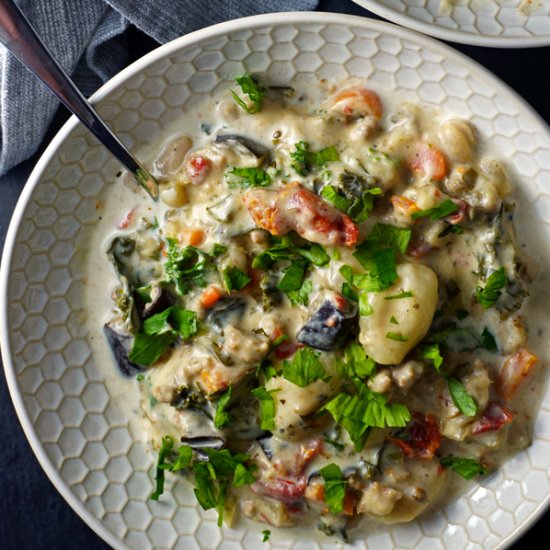 Creamy Gnocchi Soup