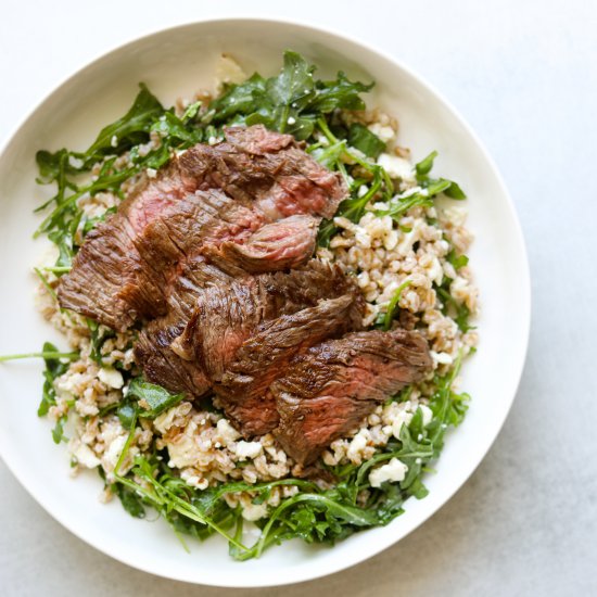 Steak and Farro Salad