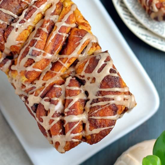 Pumpkin Pull-Apart Bread