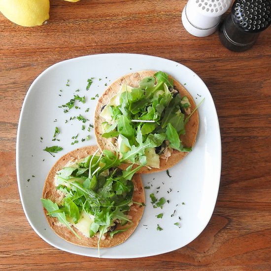 Tuna & Brie Melt Tostadas