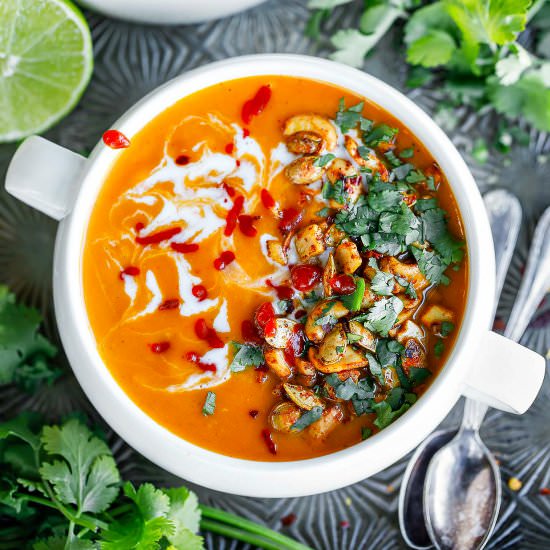 Thai Butternut Squash Soup