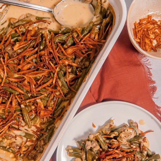 Fresh Green Bean Casserole