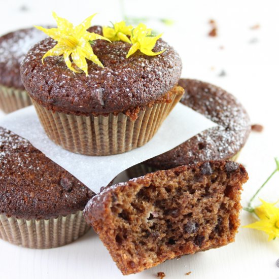 Walnut Chocolate Chip Muffins