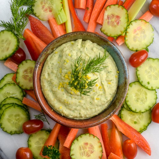 White Bean Lemon Dill Dip