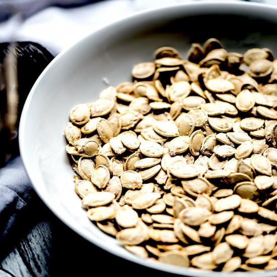 Gluten-Free Roasted Pumpkin Seeds