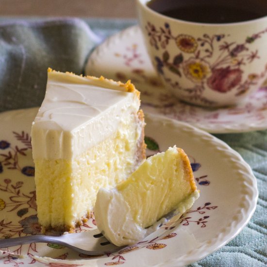 New York Cheesecake with Lemon