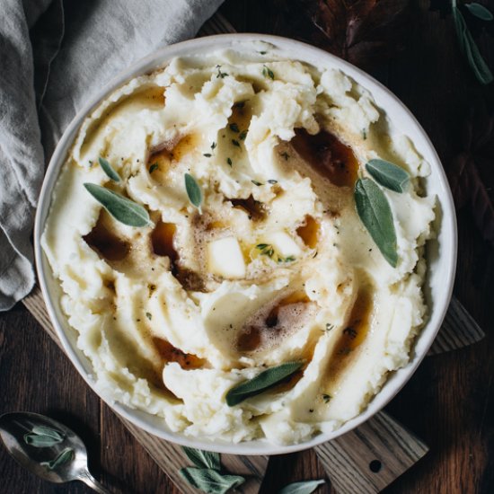 Brown Butter Mashed Potatoes