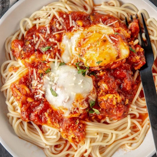 Chicken Parmesan Meatballs