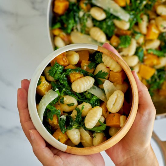 Aglio e Olio Gnocchi with Broccoli