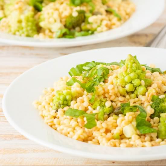 Lemony Israeli Couscous