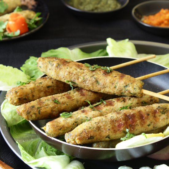 Smoky Chicken Seekh Kabab/Kebab