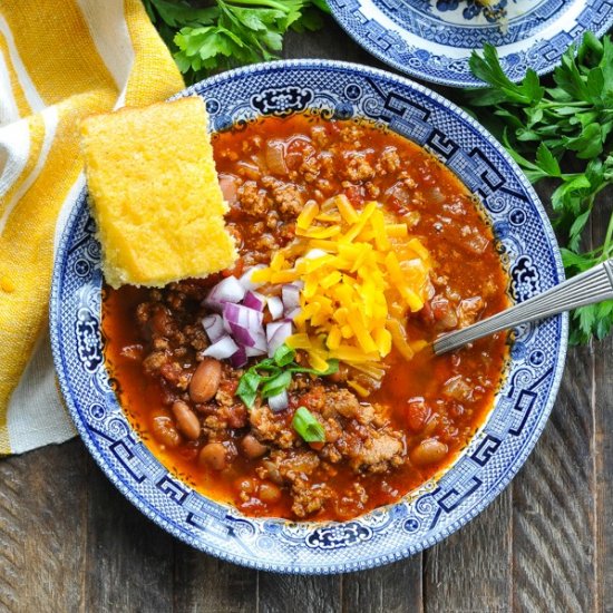 Instant Pot Turkey Chili