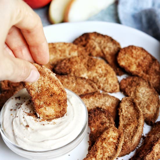 Air Fried Cinnamon Apples